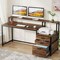 Tribesigns 63 Inch Office Desk With File Drawer Cabinet Ergonomic Computer Table